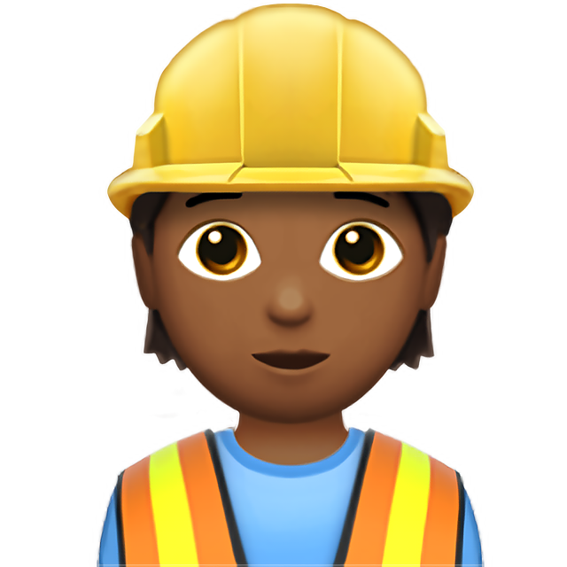 Construction Worker: Medium-Dark Skin Tone
