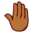Raised Back Of Hand: Medium-Dark Skin Tone