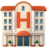 Hotel Emoji 🏨 image - Apple style
