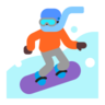 Snowboarder: Dark Skin Tone Emoji 🏂🏿 image - Microsoft Classic 2D style