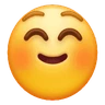 Visage blanc souriant Emoji ☺ image - Huawei Harmony OS style