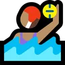 Woman Playing Water Polo: Medium Skin Tone Emoji 🤽🏽‍♀️ image - Microsoft Windows 10 Segoe UI Emoji style