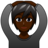 Person Gesturing Ok: Dark Skin Tone