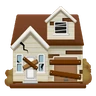 Emoji Elhagyatott házépítés 🏚 image - Huawei Harmony OS style