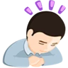 Person Bowing: Light Skin Tone Emoji 🙇🏻 image - Facebook Messenger (2016) style