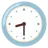 Cara de reloj de ochenta y treinta