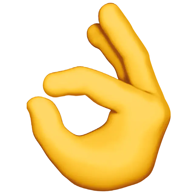 Signe ok de la main