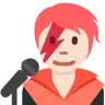 Singer: Light Skin Tone Emoji 🧑🏻‍🎤 image - Twitter / X (Twemoji) style