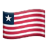 Flag: Liberia Emoji 🇱🇷 image - Apple style
