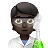 Scientist: Dark Skin Tone