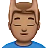 Man Getting Massage: Medium Skin Tone