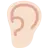 Ear: Light Skin Tone