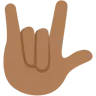 Love-You Gesture: Medium-Dark Skin Tone Emoji 🤟🏾 image - Twitter / X (Twemoji) style