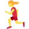 Woman Running Emoji 🏃‍♀️ image - Twitter / X (Twemoji) style