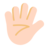 Hand With Fingers Splayed: Light Skin Tone