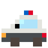 Carro de polícia Emoji 🚓 image - SerenityOS style
