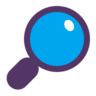 Lupa Direita Emoji 🔎 image - Microsoft Classic 2D style