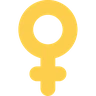 Kadın işareti Emoji ♀ image - Skype style