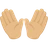 Open Hands: Medium-Light Skin Tone