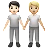 People Holding Hands: Light Skin Tone, Medium-Light Skin Tone