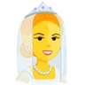 Noiva com véu Emoji 👰 image - Facebook Messenger (2016) style