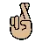 Crossed Fingers: Medium-Light Skin Tone