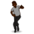 Man Dancing: Dark Skin Tone