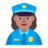 Woman Police Officer: Medium Skin Tone