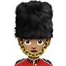 Woman Guard: Medium Skin Tone Emoji 💂🏽‍♀️ image - Apple style