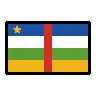 Flag: Central African Republic Emoji 🇨🇫 image - OpenMoji style