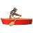 Woman Rowing Boat: Medium Skin Tone