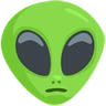 Extraterrestre Emoji 👽 image - Facebook Messenger (2016) style