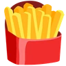 Patates kızartması Emoji 🍟 image - Facebook Messenger (2016) style