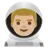 Man Astronaut: Medium-Light Skin Tone