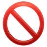 Interdiction d’entrée Emoji 🚫 image - Huawei Harmony OS style