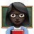 Woman Teacher: Dark Skin Tone