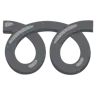 Doppelte geschweifte Schleife Emoji ➿ image - Google Noto Color style