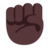 Raised Fist: Dark Skin Tone
