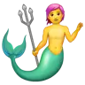 Merman Emoji 🧜‍♂️ image - WhatsApp style