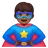 Man Superhero: Medium-Dark Skin Tone