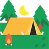 Emoji Sátor ⛺ image - Skype style