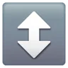 ऊपर नीचे तीर Emoji ↕ image - Samsung style