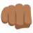 Oncoming Fist: Medium-Dark Skin Tone
