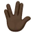 Vulcan Salute: Dark Skin Tone