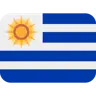 Flag: Uruguay Emoji 🇺🇾 image - Twitter / X (Twemoji) style