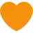 Orange Heart