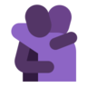 ハグする人 Emoji 🫂 image - Microsoft Classic 2D style