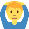 Man Gesturing Ok Emoji 🙆‍♂️ image - Twitter / X (Twemoji) style