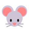 Эмодзи Мордочка мыши 🐭 image - Microsoft Classic 2D style