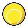 Emoji Racchetta da tennis e palla 🎾 image - OpenMoji style